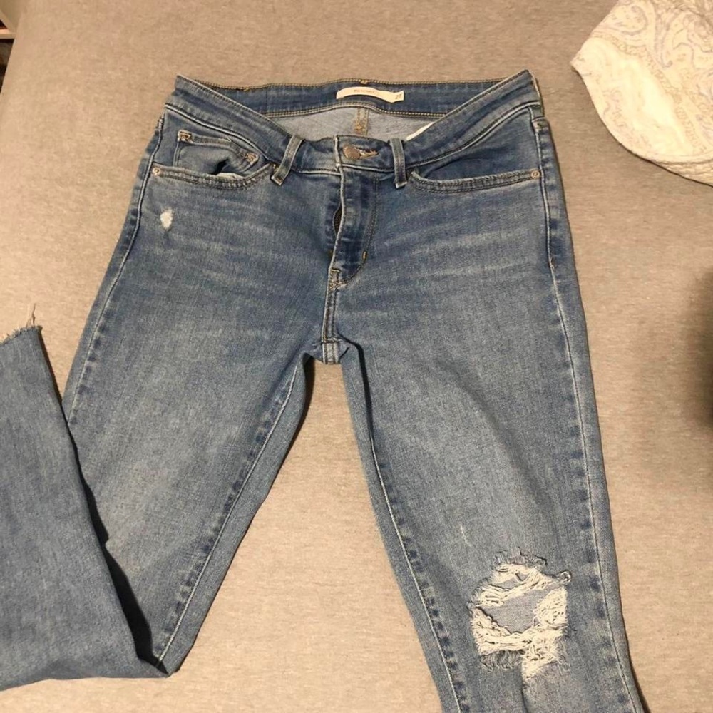 Womens Levi 711 Skinny Jeans